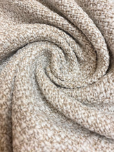 Load image into Gallery viewer, Designer Taupe Cream Woven MCM Mid Century Modern Upholstery Fabric WHS 4048