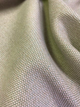 Load image into Gallery viewer, Designer Water &amp; Stain Resistant Green Beige MCM Mid Century Modern Tweed Upholstery Fabric STA 3494