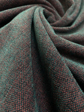 Load image into Gallery viewer, Designer Teal Magenta MCM Mid Century Modern Chenille Upholstery Fabric WHS 3848