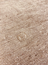 Load image into Gallery viewer, Designer Water &amp; Stain Resistant Linen Wheat Brown Beige Flecked MCM Mid Century Modern Tweed Chenille Upholstery Fabric STA 3061
