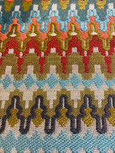 Load image into Gallery viewer, Kravet 32530512 Aqua Blue Orange Red Mustard Teal Woven Upholstery Fabric STA 3932