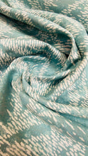 Load image into Gallery viewer, Kravet Pompano Indoor Outdoor Water &amp; Stain Resistant Lagoon Seafoam Green Beige Botanical Upholstery Fabric WHS 3325