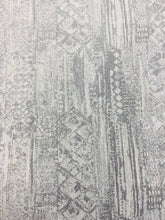 Load image into Gallery viewer, Designer Water &amp; Stain Resistant Heavy Duty Cream Taupe Abstract Southwestern Geometric Upholstery Fabric WHS 5174