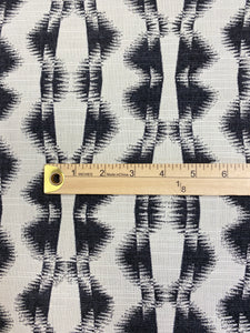 Perennials Good Vibrations Nightshade Black Beige Salt & Pepper Abstract Outdoor Water Resistant Upholstery Fabric WHS 3515