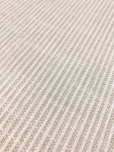 Load image into Gallery viewer, Designer Cream Off White Stripe Indoor Outdoor Water &amp; Satin Resistant Upholstery Fabric WHS 3776
