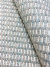 Load image into Gallery viewer, Designer Water &amp; Stain Resistant Indoor Outdoor Seafoam Green Beige Upholstery Fabric WHS 3693
