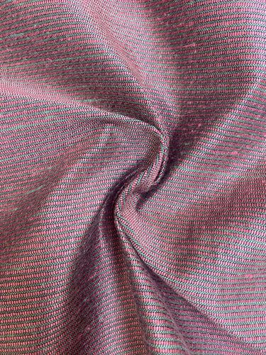Pink Green Textured Upholstery Drapery Fabric WHS 3896