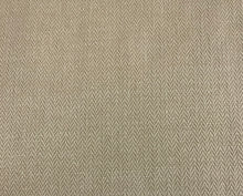 Load image into Gallery viewer, Designer MCM Mid Century Modern Linen Cotton Herringbone Beige Upholstery Drapery Fabric WHS 3992