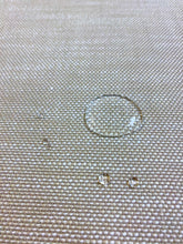 Load image into Gallery viewer, Designer Water &amp; Stain Resistant Indoor Outdoor MCM Mid Century Modern Taupe Cream Tweed Upholstery Fabric WHS 4047