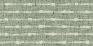 Seafoam Green Cream Rustic Woven Stripe Upholstery Drapery Fabric FB