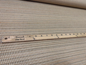 1.5 Yd Water Stain Resistant Beige Grey Beige Polypropylene Upholstery Fabric