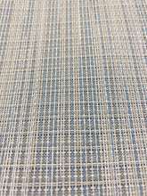 Load image into Gallery viewer, Designer Outdoor Marine MCM Mid Century Modern Grey Beige Blue Sling Upholstery Fabric WHS 4157
