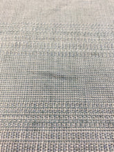 Load image into Gallery viewer, Designer Woven Linen Viscose Light Blue Stripe Upholstery Fabric WHS 3120