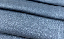 Load image into Gallery viewer, Charles Stewart Co. Denim Blue Belgian Linen Drapery Upholstery Fabric