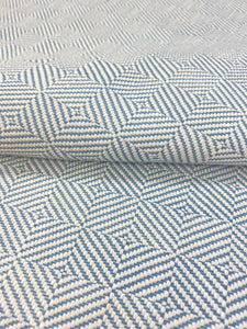 Perennials Chelsea Square Spruse Rose Tarlow Melrose House Water Resistant Blue Indoor Outdoor Geometric Upholstery Drapery Fabric WHS 3085
