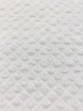 Load image into Gallery viewer, 1.5 Yard of 56" Wide Aqua Blue Diamond Matelasse Cotton Linen Upholstery Fabric WHS 3167