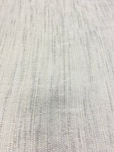 Load image into Gallery viewer, Designer Woven Linen Off White Grey Taupe Upholstery Fabric WHS 3111