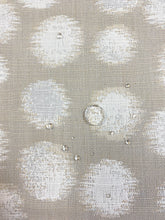 Load image into Gallery viewer, Reversible Perennials Bebop Nightshade Denim Chalk Beige Off White Dot Indoor Outdoor Water Resistant Upholstery Drapery Fabric WHS 3552