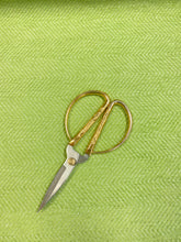 Load image into Gallery viewer, Designer Linen Herringbone Lime Green MCM Mid Century Modern Chenille Water &amp; Stain Resistant Upholstery Fabric WHS 3050