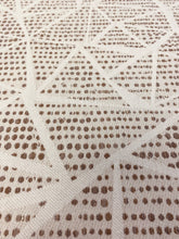 Load image into Gallery viewer, JF Fabrics Droplet Crypton Water &amp; Stain Resistant Taupe Cream Abstract Geometric Upholstery Fabric WHS 3122