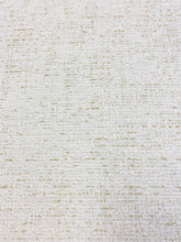 Load image into Gallery viewer, Designer Beige Cream MCM Mid Century Modern Textured Chenille Water &amp; Stain Resistant Upholstery Fabric WHS 3635