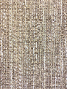 1.5 Yard of Designer Water & Stain Resistant Rustic Taupe Cream Coastal Upholstery Fabric WHS 4101