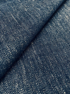 Navy Blue Chenille Water & Stain Resistant Upholstery Fabric STA 3066