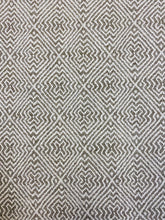 Load image into Gallery viewer, 1.25 Yard Designer Woven Beige Taupe Geometric Water &amp; Stain Resistant Upholstery Fabric WHS 3328