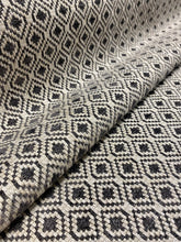 Load image into Gallery viewer, Pindler Clovis Charcoal Grey Woven Geometric Chenille Upholstery Fabric STA 3141