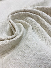 Load image into Gallery viewer, Crypton Water &amp; Stain Resistant MCM Mid Century Modern Chenille Beige Cream Upholstery Fabric WHS 4034