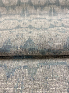 Reversible Perennials Bluestone Blue Grey Abstract Taupe Beige Outdoor Fabric STA 3082