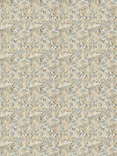 Load image into Gallery viewer, Cotton Linen Stain Resistant Cream Grey Mustard Botanical Upholstery Drapery Fabric FB