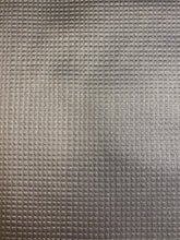 Load image into Gallery viewer, 1.8 Yard Silver Grey Metallic Textured Faux Leather Upholstery Vinyl WHS 3892