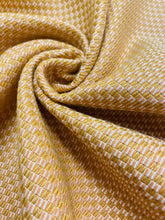 Load image into Gallery viewer, Designer Water &amp; Stain Resistant Indoor Outdoor Woven MCM Mid Century Modern Orange Upholstery Drapery Fabric WHS 3849