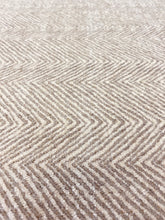 Load image into Gallery viewer, Designer Taupe Beige Herringbone Chenille Upholstery Fabric WHS 3156