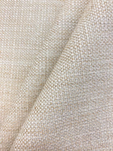 Load image into Gallery viewer, Designer Water &amp; Stain Resistant MCM Mid Century Modern Beige Cream Tweed Upholstery Fabric WHS 3973