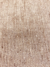 Load image into Gallery viewer, Designer Water &amp; Stain Resistant Linen Wheat Brown Beige Flecked MCM Mid Century Modern Tweed Chenille Upholstery Fabric STA 3061