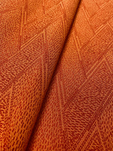 Load image into Gallery viewer, Design Crypton Water &amp; Stain Resistant Orange Red Abstract Geometric Upholstery Fabric WHS 3114