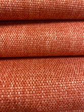 Load image into Gallery viewer, Designer MCM Mid Century Modern Burnt Orange Tweed Water &amp; Stain Resistant Upholstery Fabric WHS 3863