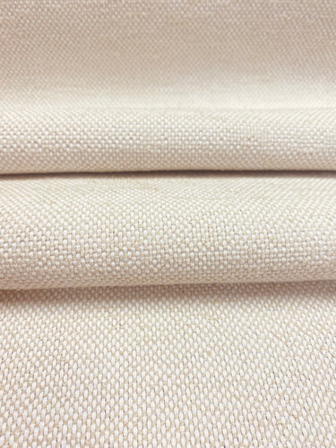 Designer Beige Ivory Nubby MCM Mid Century Modern Tweed Water & Stain Resistant Upholstery Fabric WHS 3062