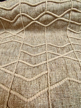 Load image into Gallery viewer, Nobilis Moucharabieh Natural Woven Taupe Geometric Rustic Upholstery Drapery Fabric WHS 3320