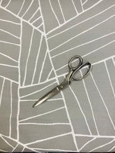 Load image into Gallery viewer, 1.5 Yds Thibaut Jordan Nickel Inside Out Indoor Outdoor Grey Upholstery Fabric WHS 3042 gold