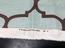 Load image into Gallery viewer, 3/4 Yard Windsor Smith Kravet Linen Riad Pearl Fabric Aqua Blue