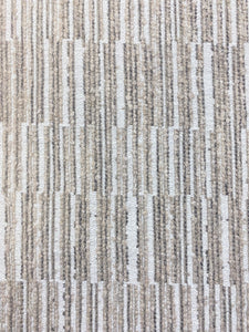 Jane Clayton Zinc Natural Wool Linen Blend Beige Taupe Cream Grey Upholstery Fabric WHS 3406