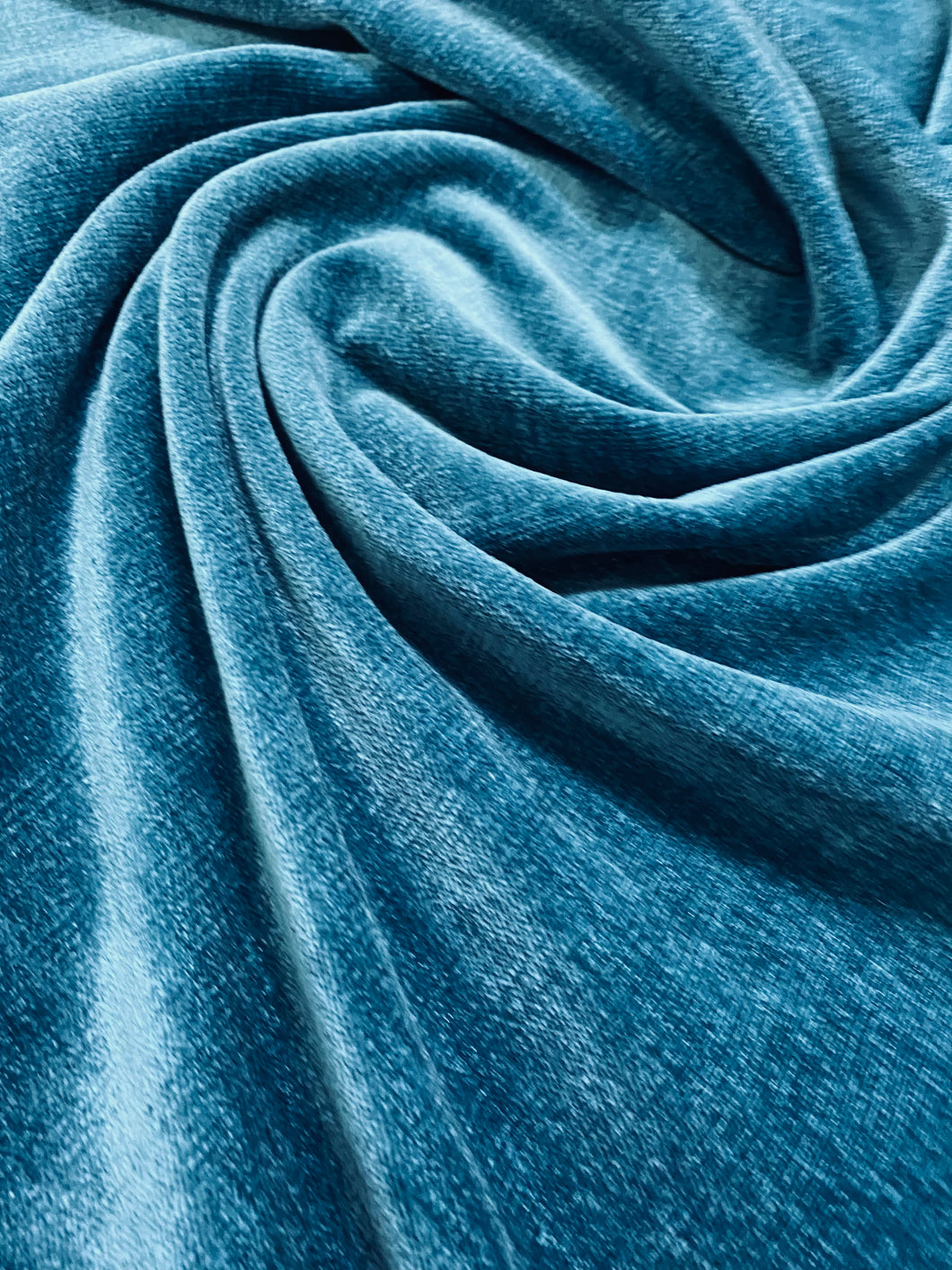 Designer Water offers & Stain Resistant Grey Blue White Green Abstract Chenille Upholstery Fabric WHS393