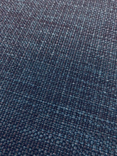 Load image into Gallery viewer, Designer Navy Blue Tweed MCM Mid Century Modern Upholstery Fabric WHS 3787