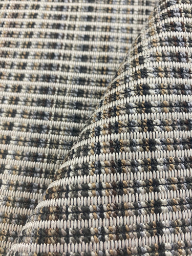 Designer Taupe Mustard Grey Black MCM Mid Century Modern Water & Stain Resistant Upholstery Fabric WHS 3894