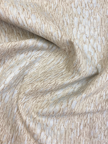 Kravet Jaffrey Alan Marks Chromis State Water & Stain Resistant Linen Grey Taupe Upholstery Drapery Fabric WHS 3442
