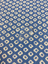 Load image into Gallery viewer, Designer Reversible Indoor Outdoor Water &amp; Stain Resistant Blue White Shibori Upholstery Drapery Fabric WHS 4074
