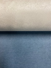 Load image into Gallery viewer, Designer Animal Pattern Cobalt Blue Vegan Faux Leather Backing Suede Upholstery Vinyl WHS 4147